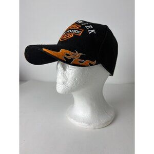 O/S - Daytona Beach 2015 Bike Week Black Hat with Flames